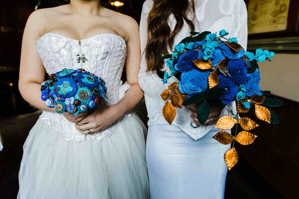 Charlotte Laurie Designs - Doctor Who wedding - alternative wedding bouquets