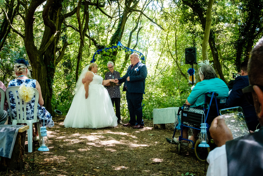 Star Ceremonies - Photo by Owain Turner - Celebrant wedding - woodland wedding - alternative wedding - unconventional wedding
