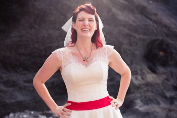 rachael&matt - fiona elizabeth couture - Lucy Shergold Photography 2 - short wedding dress