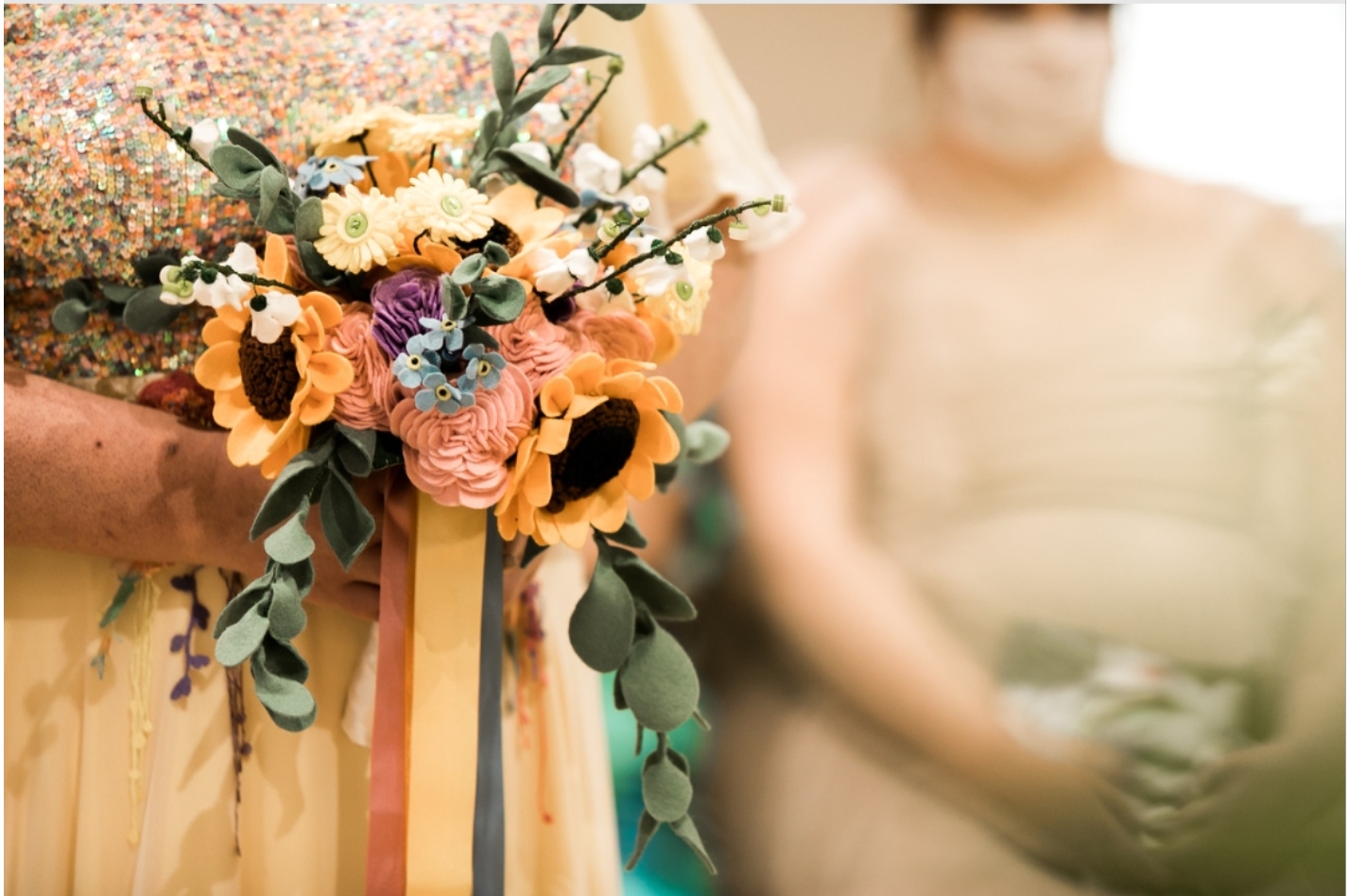 charlotte laurie designs floral alternative wedding bouquet by hannah smith chilton photography