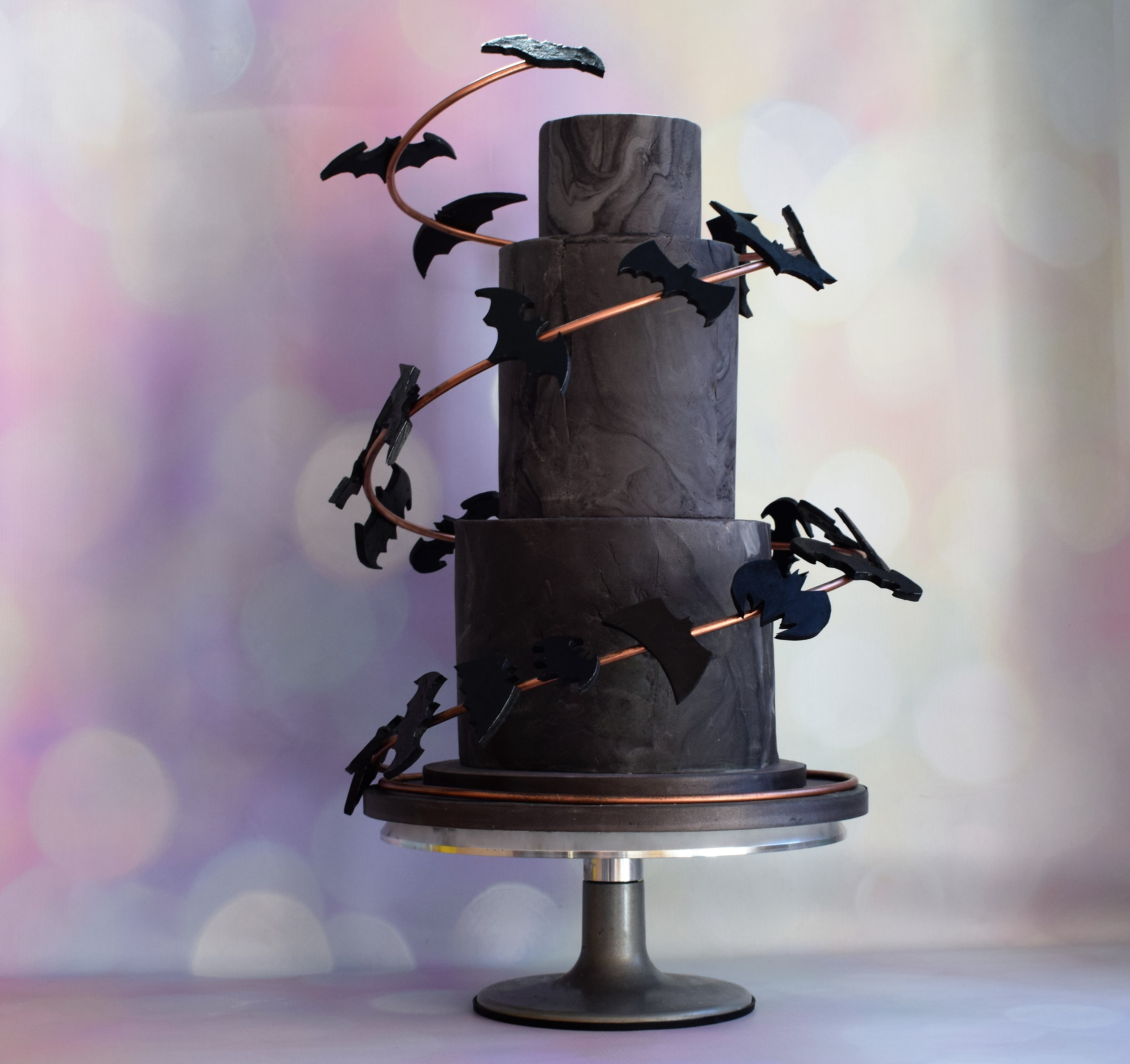 bake to the future - marvel wedding cake - batman wedding cake - alternative wedding cake