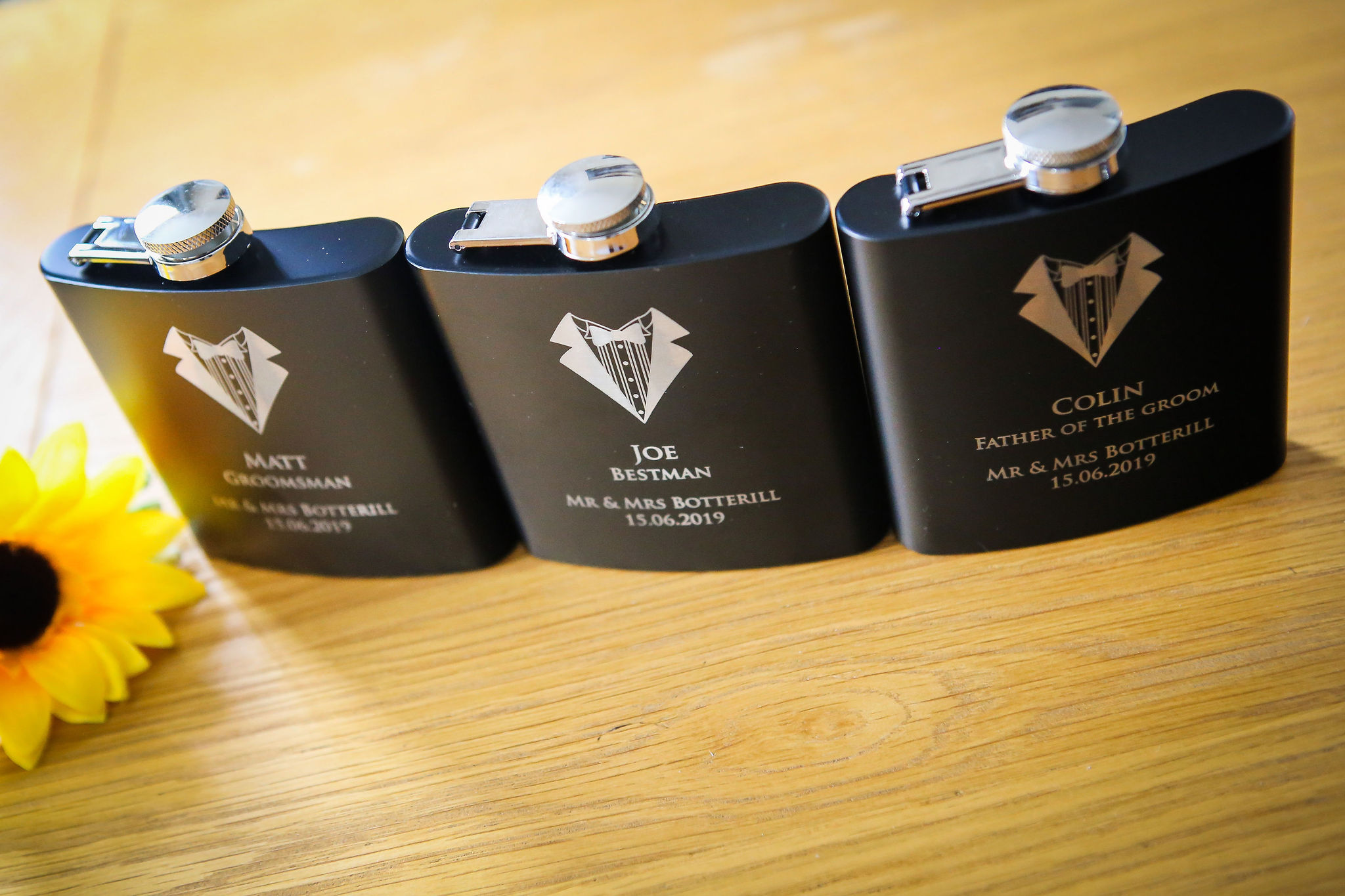 Harriet&Rhys Wedding - alternative groomsman gifts