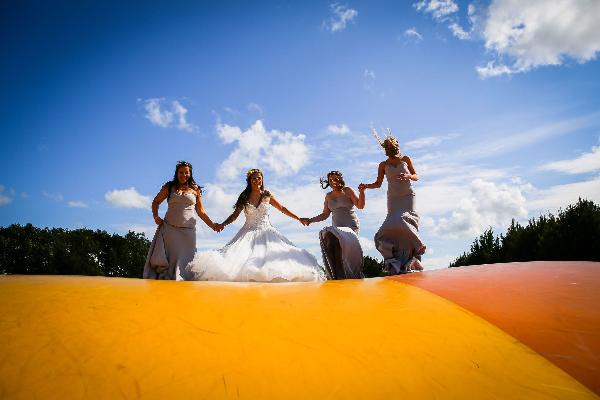 Harriet&Rhys Wedding - quirky wedding with bouncy castle (2)