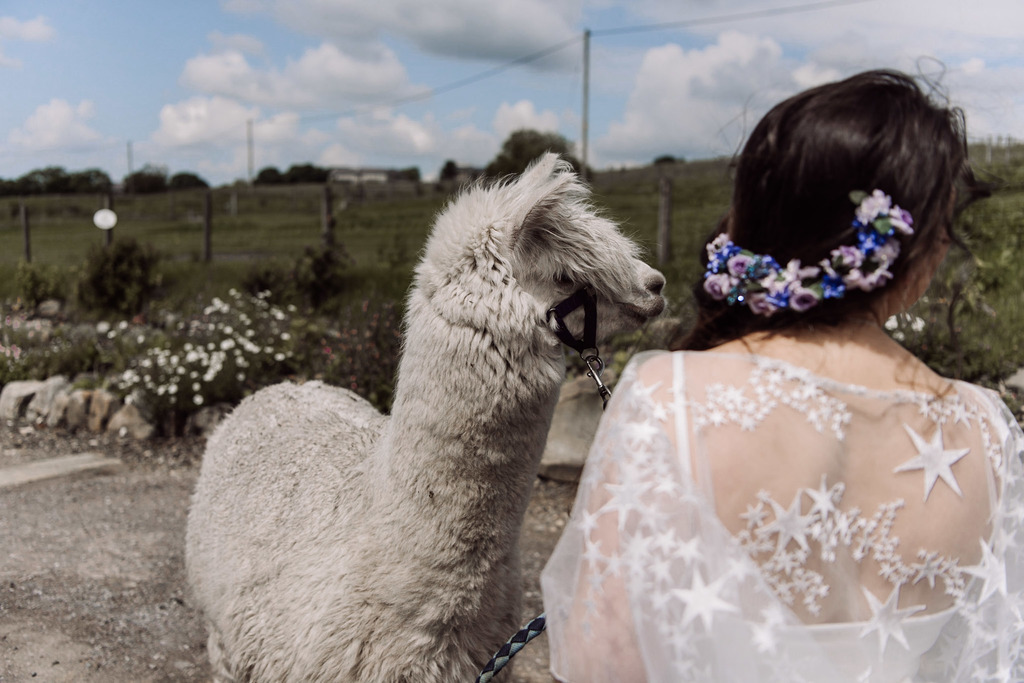 Ombre Wedding- Emma Ryan Photography- Ombre Wedding Dress- Rainbow Wedding- Colourful Wedding- Farm Wedding- Unconventional Wedding- Alternative Wedding- Unique Bridalwear- Quirky Wedding Dress