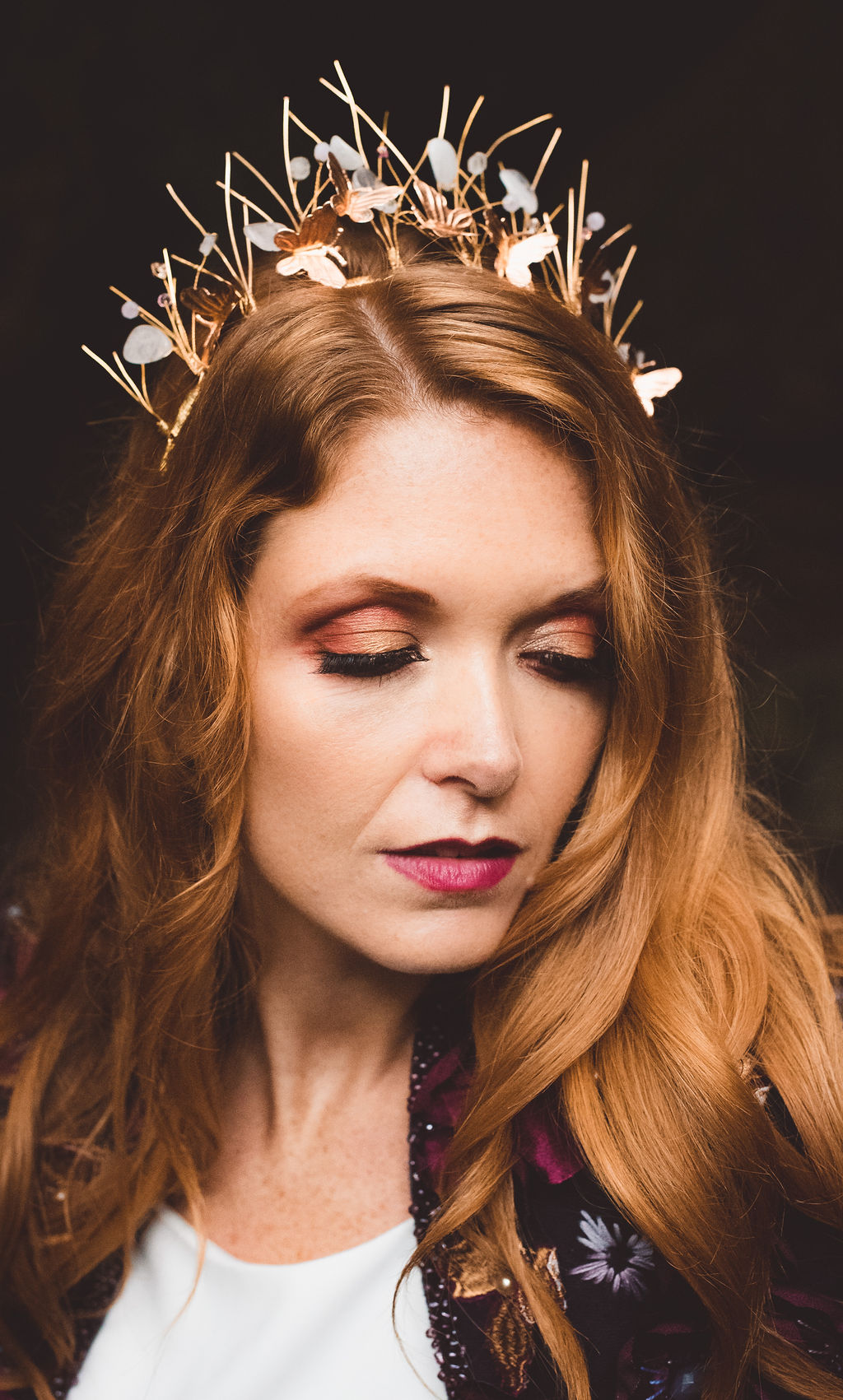 Autumn Wedding, Fantasy Wedding, Winter Wedding, Unconventional Wedding, Alternative Wedding, Alternative Wedding Dress- Bridal Cape- Unique Wedding Ideas- Wedding Headpiece