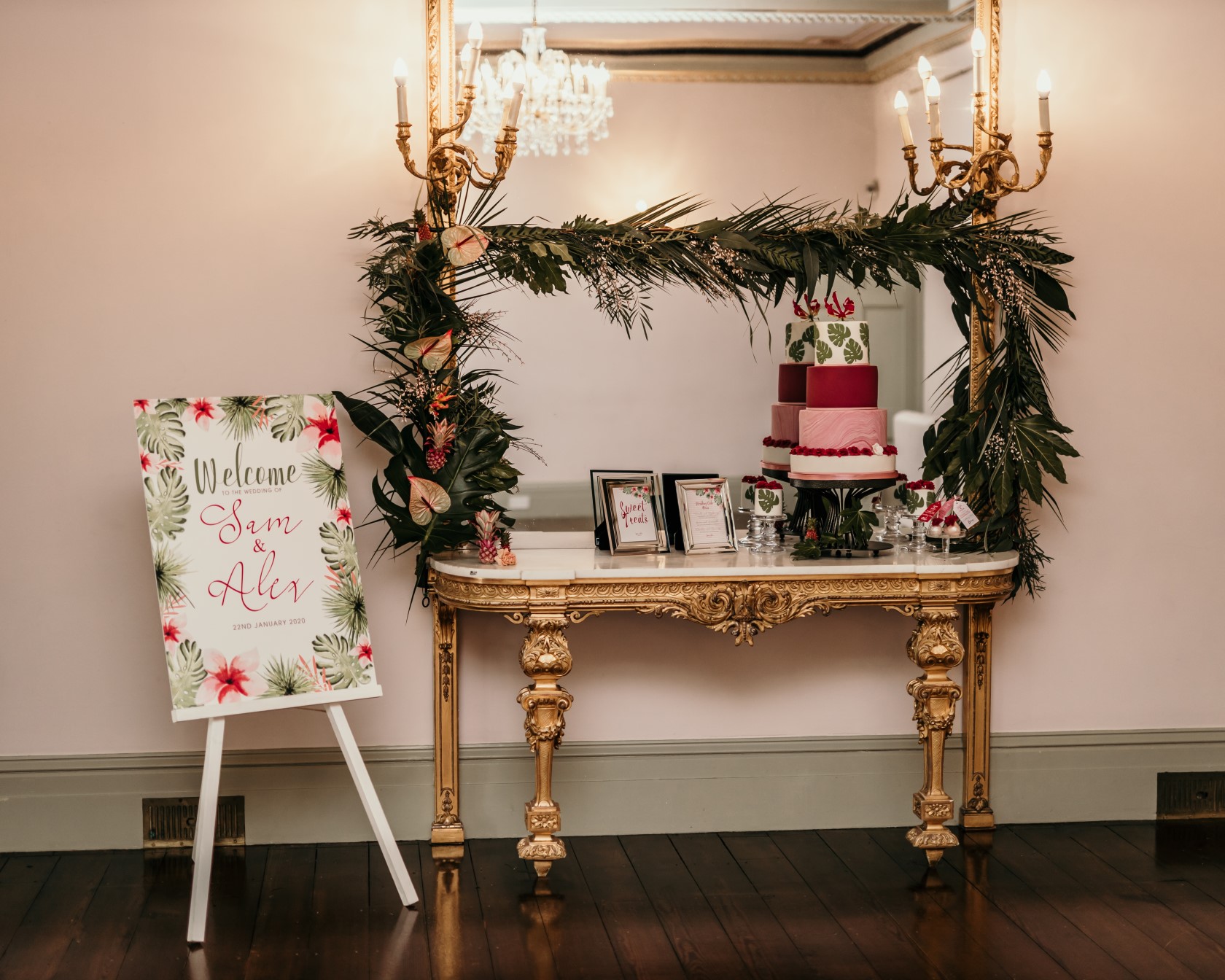 tropical opulence wedding- tropulence- twigs branch photography- unconventional wedding- quirky wedding stationery- welcome to our wedding