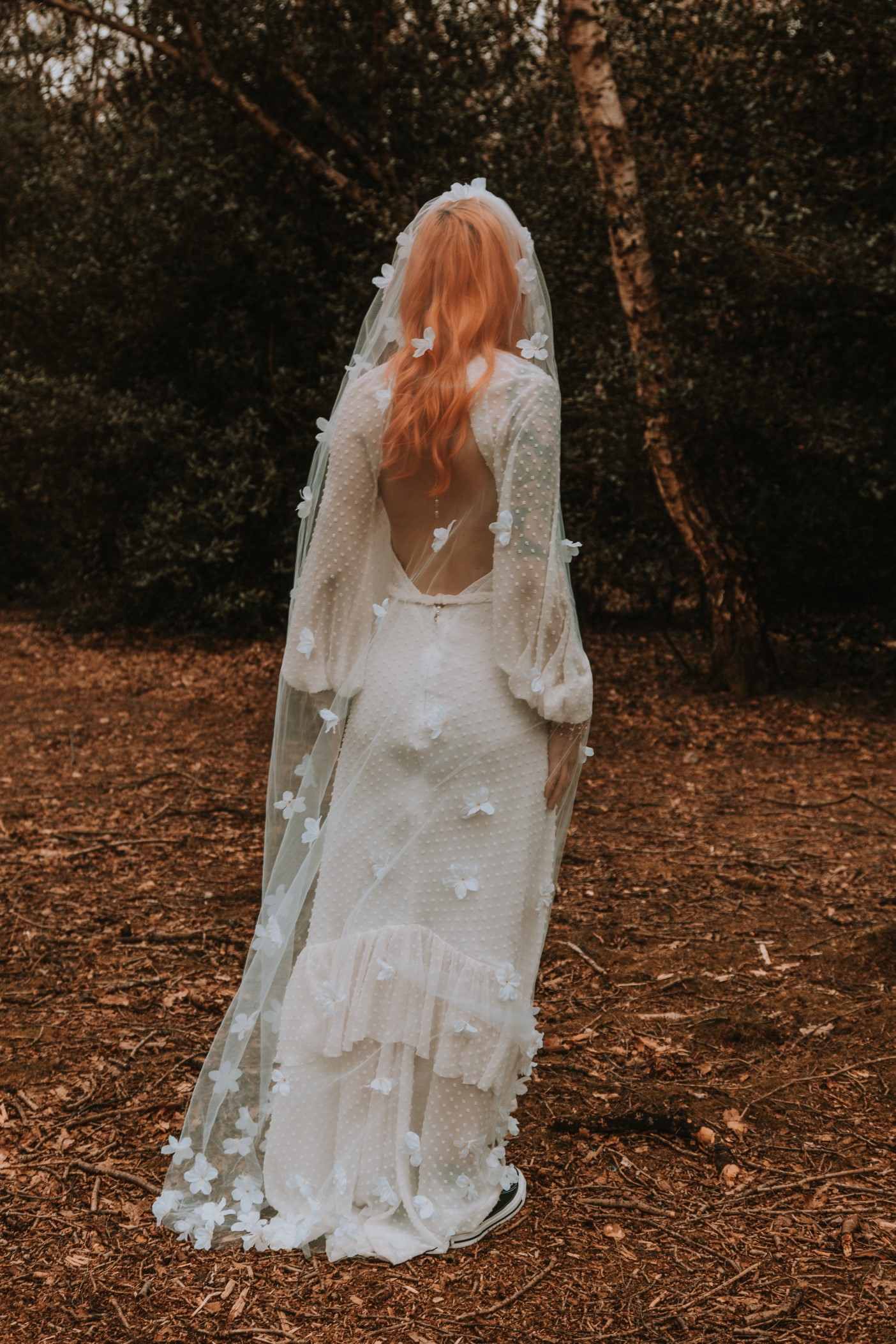 Alternative Forest Wedding - Sammy Leas Retro Emporium -Photography By Wills- alternative wedding - unconventional wedding- edgy woodland wedding- bohemian wedding dress