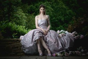 felicity westmacott4 purple taffeta wedding dress