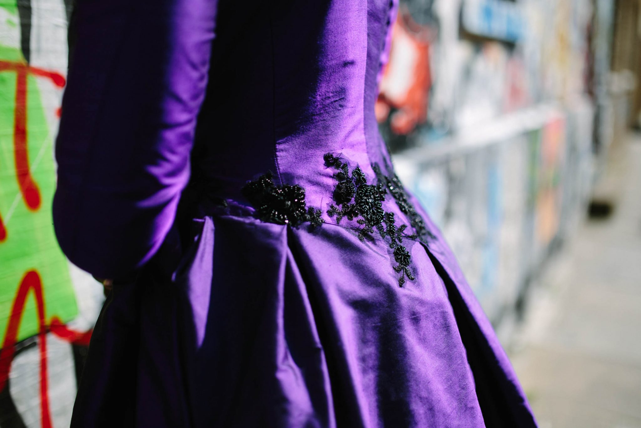 This Purple Wedding Dress is WOW! ⋆ Unconventional Wedding