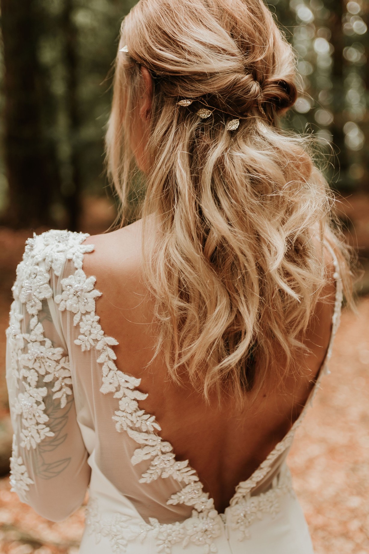 elegant wedding hair accessories - boho wedding hair