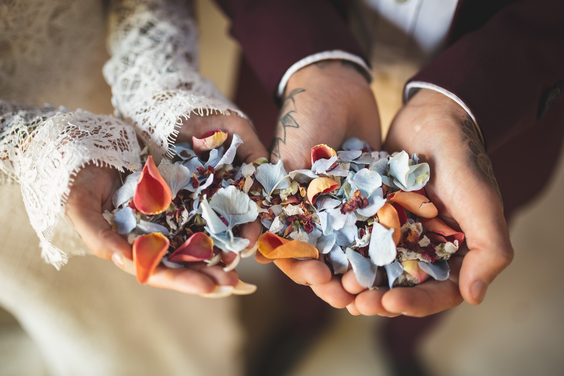 petal confetti - natural wedding confetti - eco friendly wedding confetti