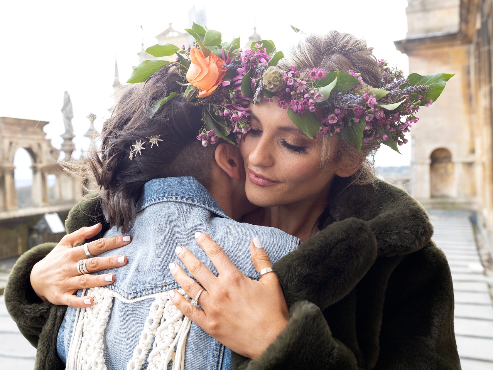 bridal flower crown, bridal headpieces, bridal hair flowers, unique bridal hair, bridal hair accessories, modern boho wedding