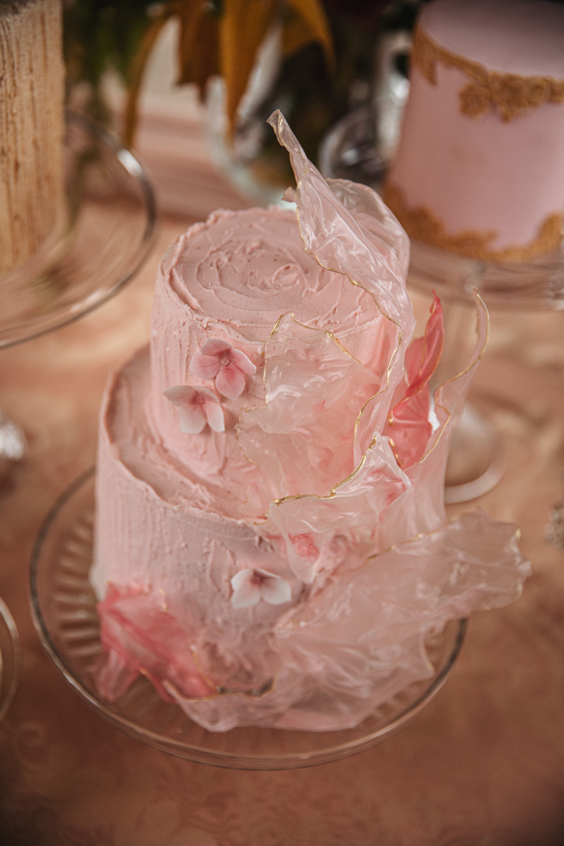 pink wedding cake - mini wedding cake - pastel wedding cake - unique wedding cake