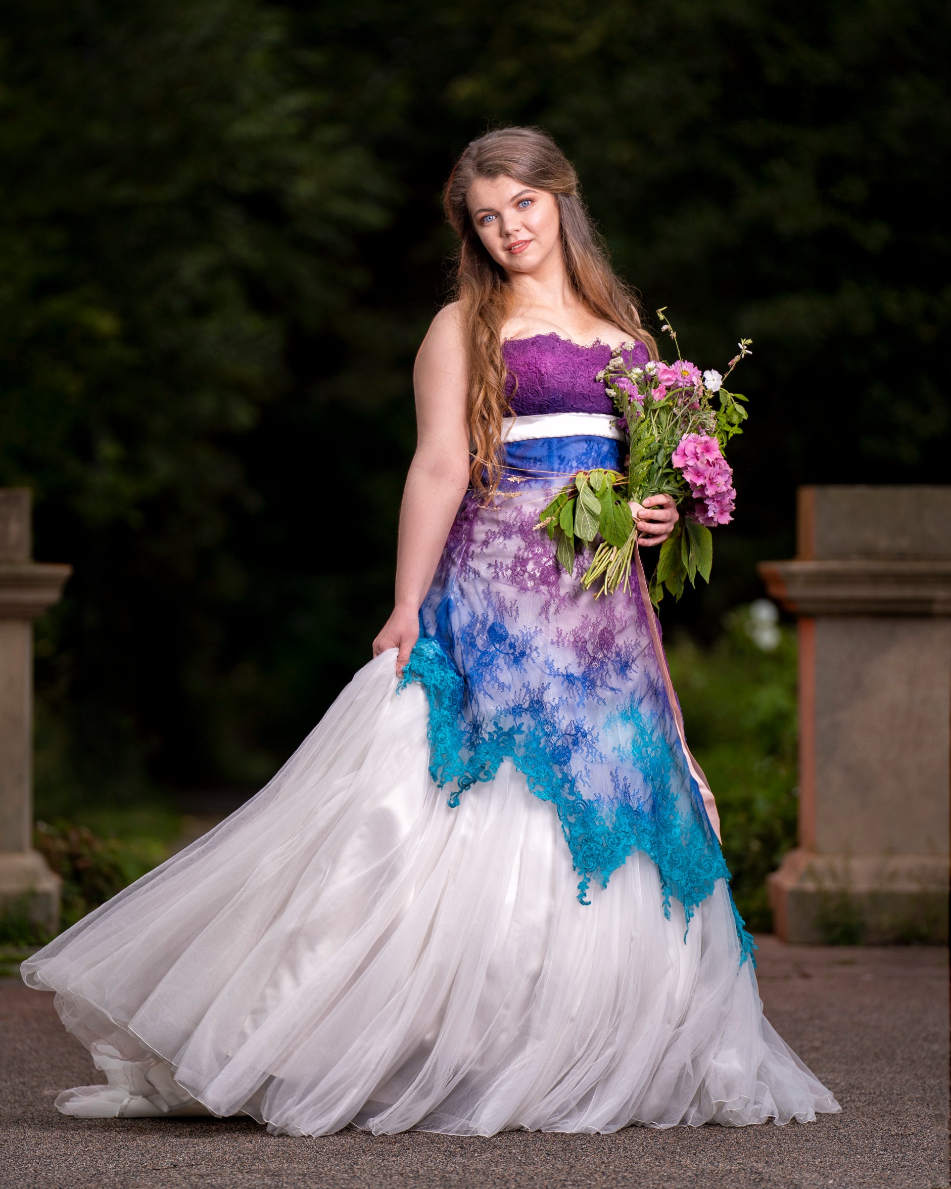 Corsetry and Couture - alternative bridal wear - unique wedding dresses - bespoke wedding dress uk - coloured wedding dress