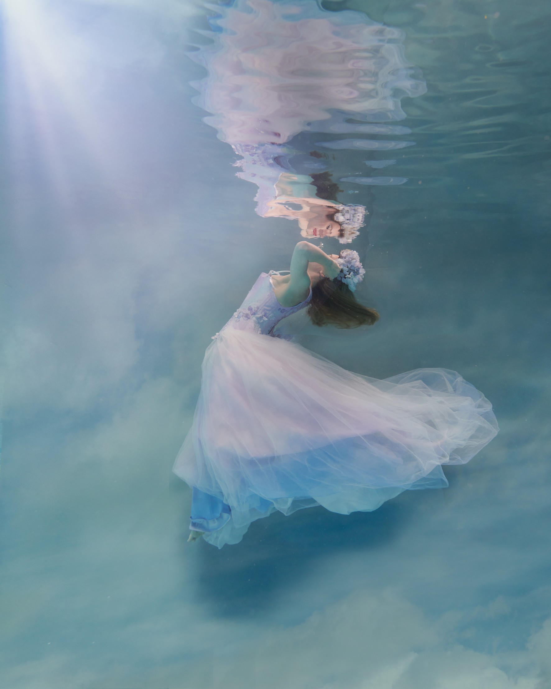 Corsetry and Couture - alternative bridal wear - unique wedding dresses - bespoke wedding dress uk - underwater bridal shoot