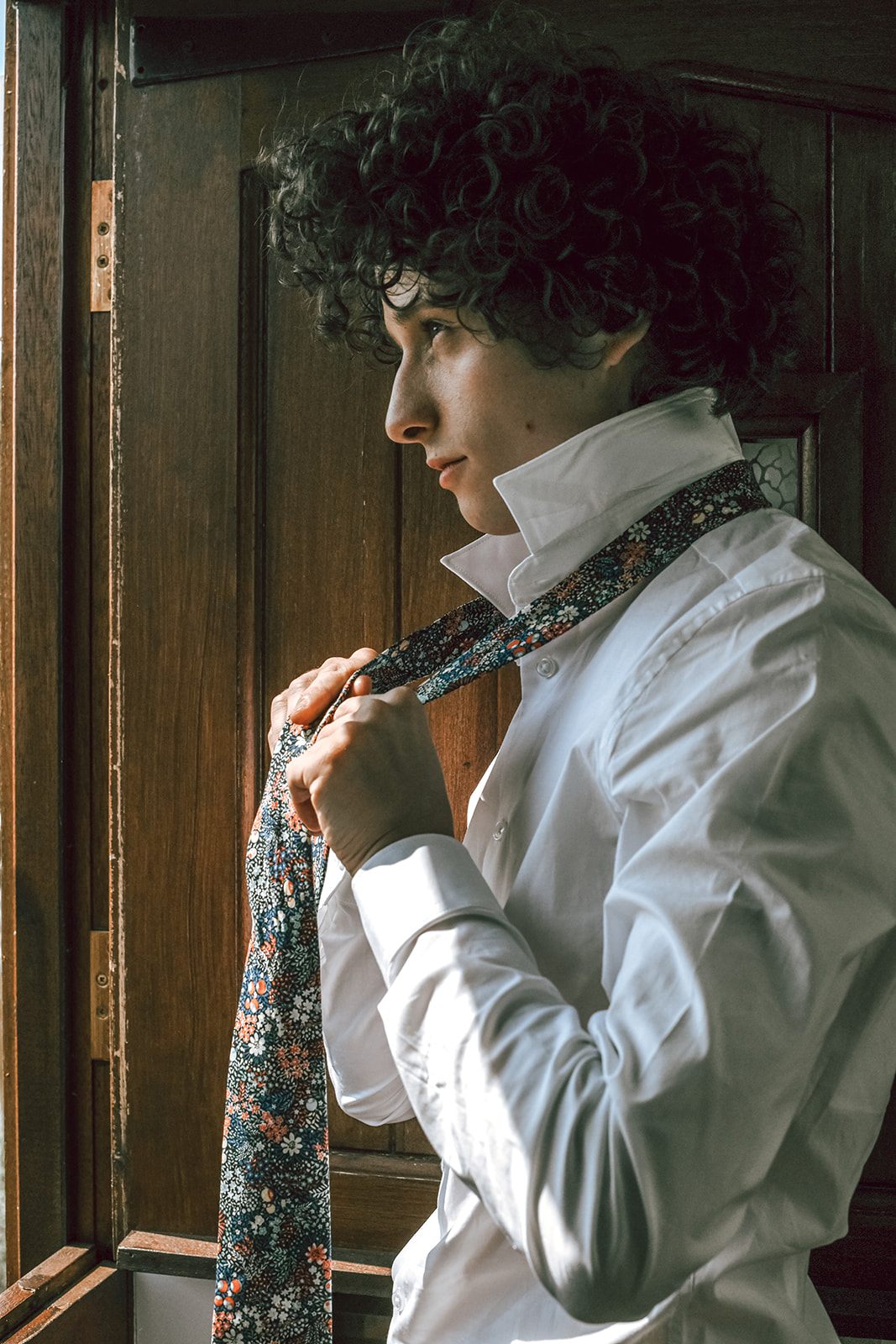 unique groomswear - mens floral tie