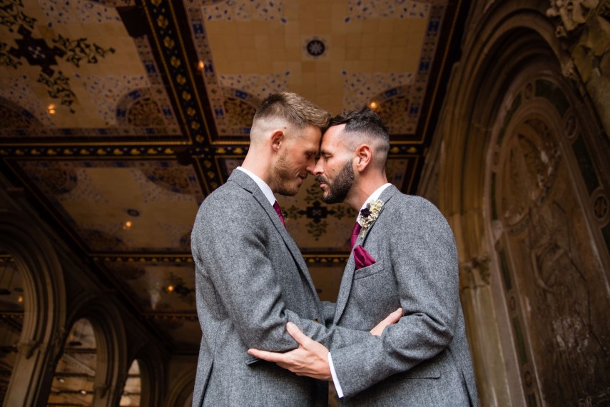 Tyron & Andy’s New York Elopement in Central Park ⋆ Unconventional Wedding