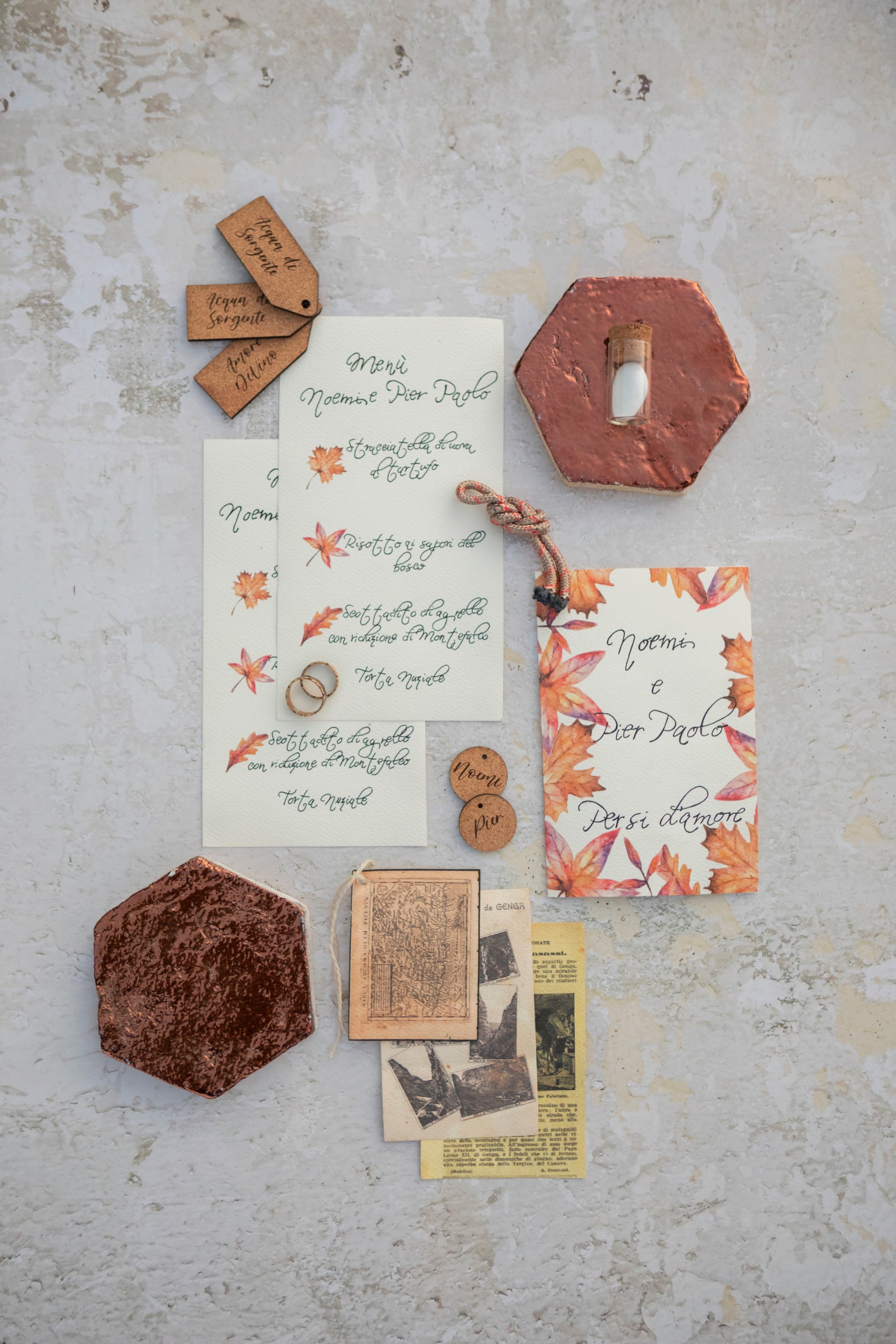autumn wedding stationery - minimal wedding stationery - bohemian wedding stationery