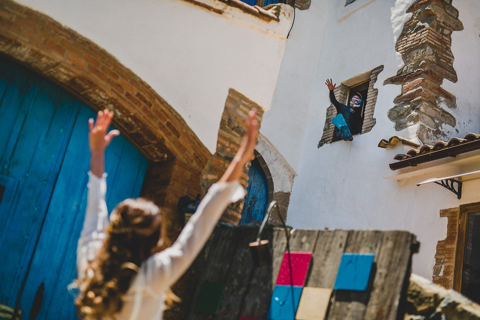 real wedding in tarragona - unique real wedding inspiration - unconventional wedding