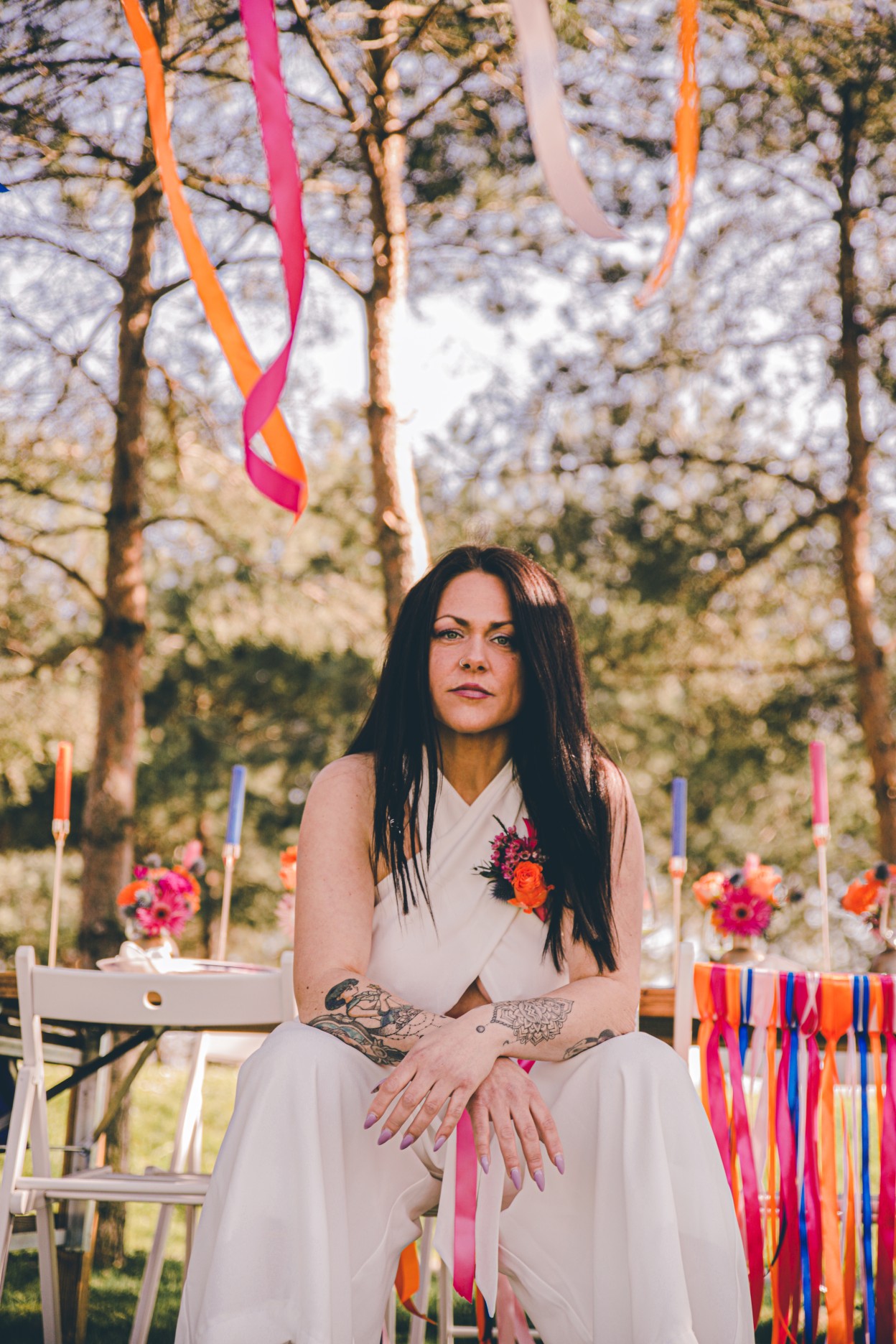 outdoor wedding ideas - bold wedding - fun wedding ideas - summer wedding inspiration