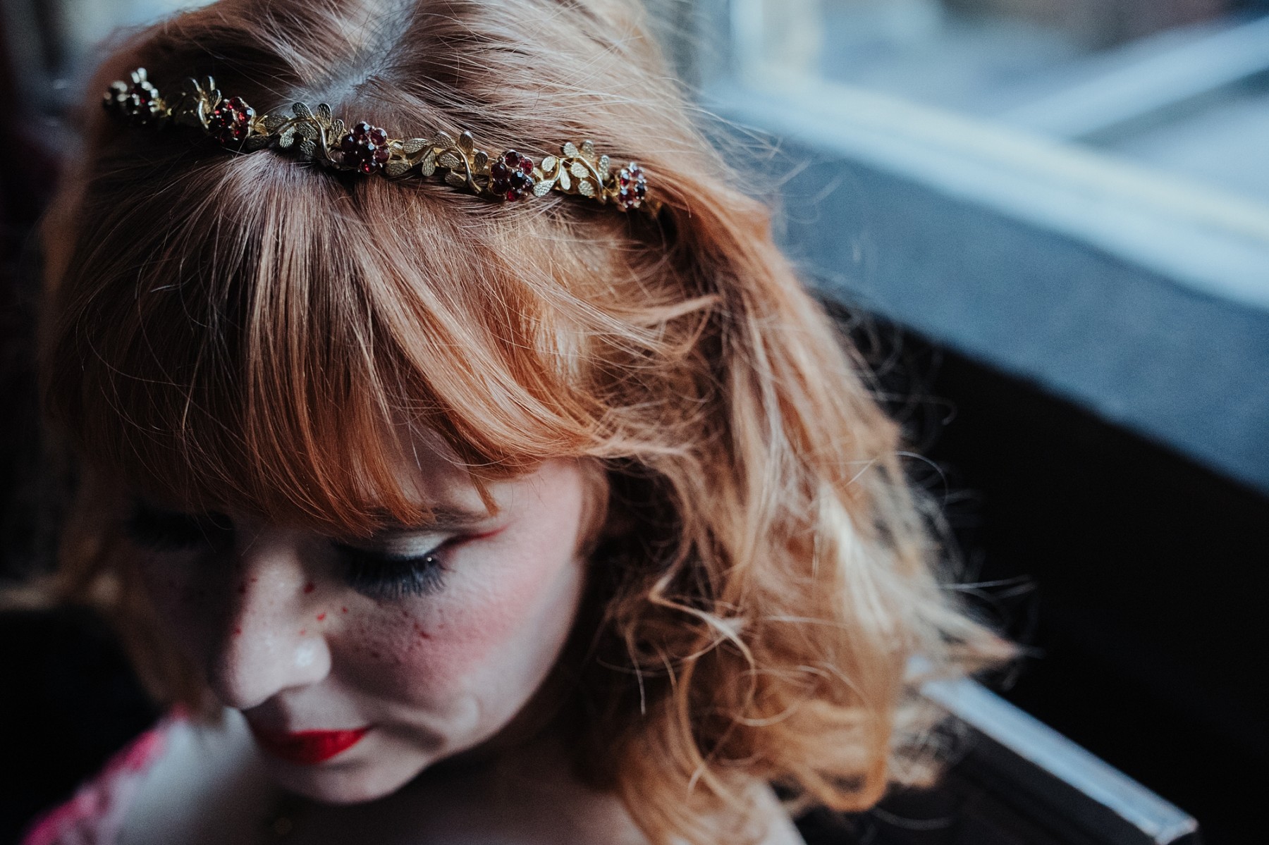 dainty bridal tiara - bespoke wedding accessories