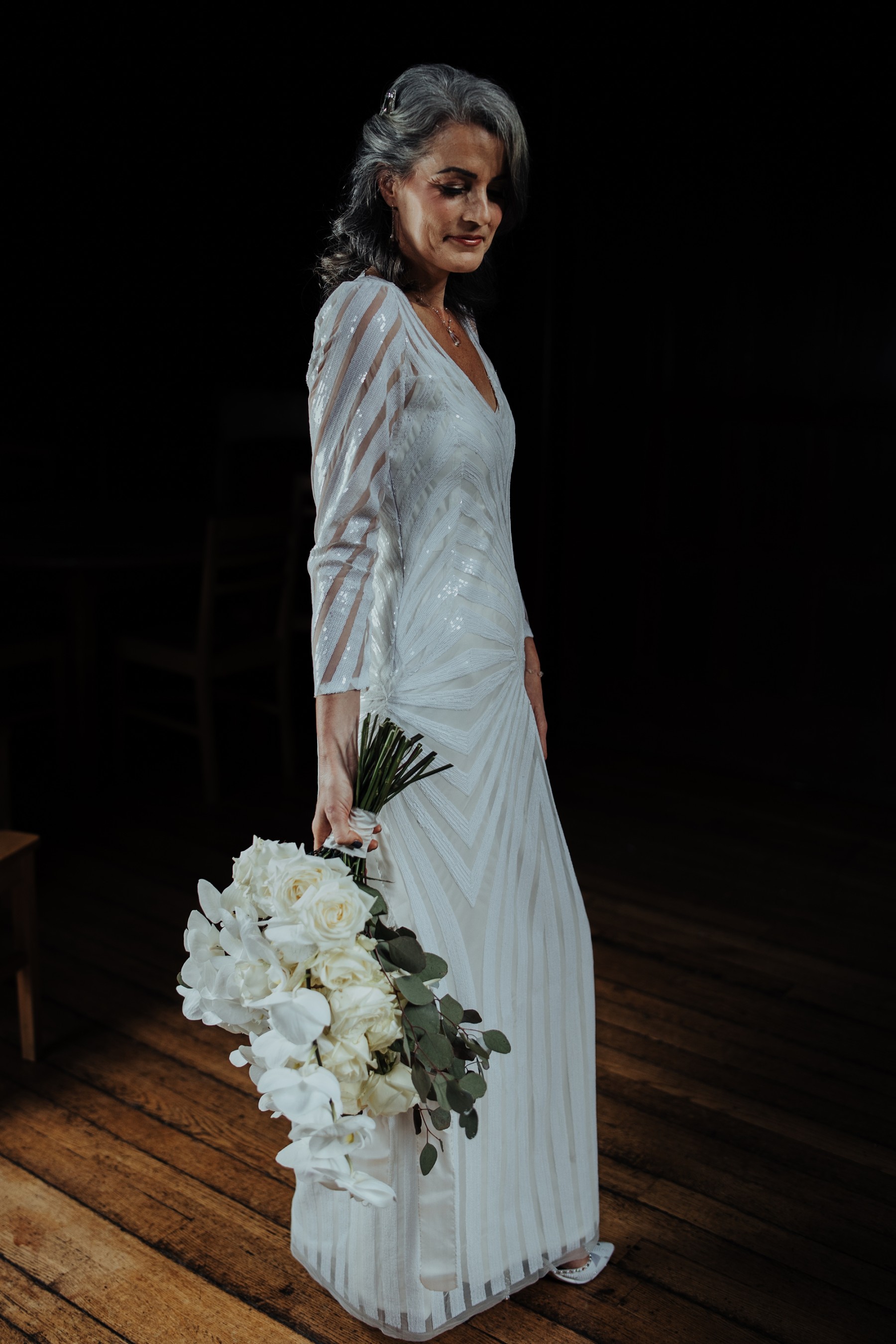 bespoke wedding dress - art deco wedding dress - unique white wedding dress