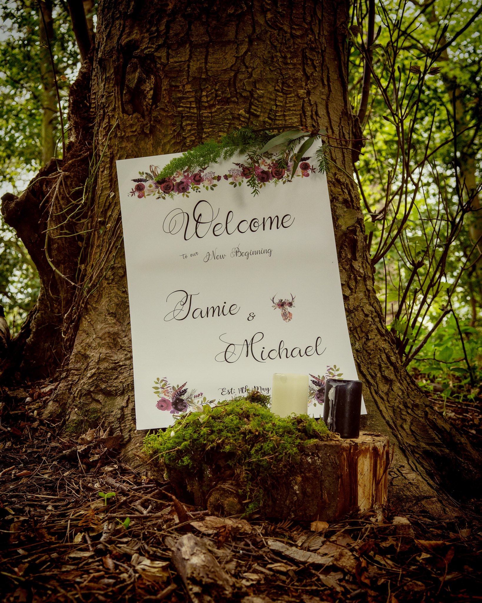 woodland wedding stationery - woodland micro wedding ideas