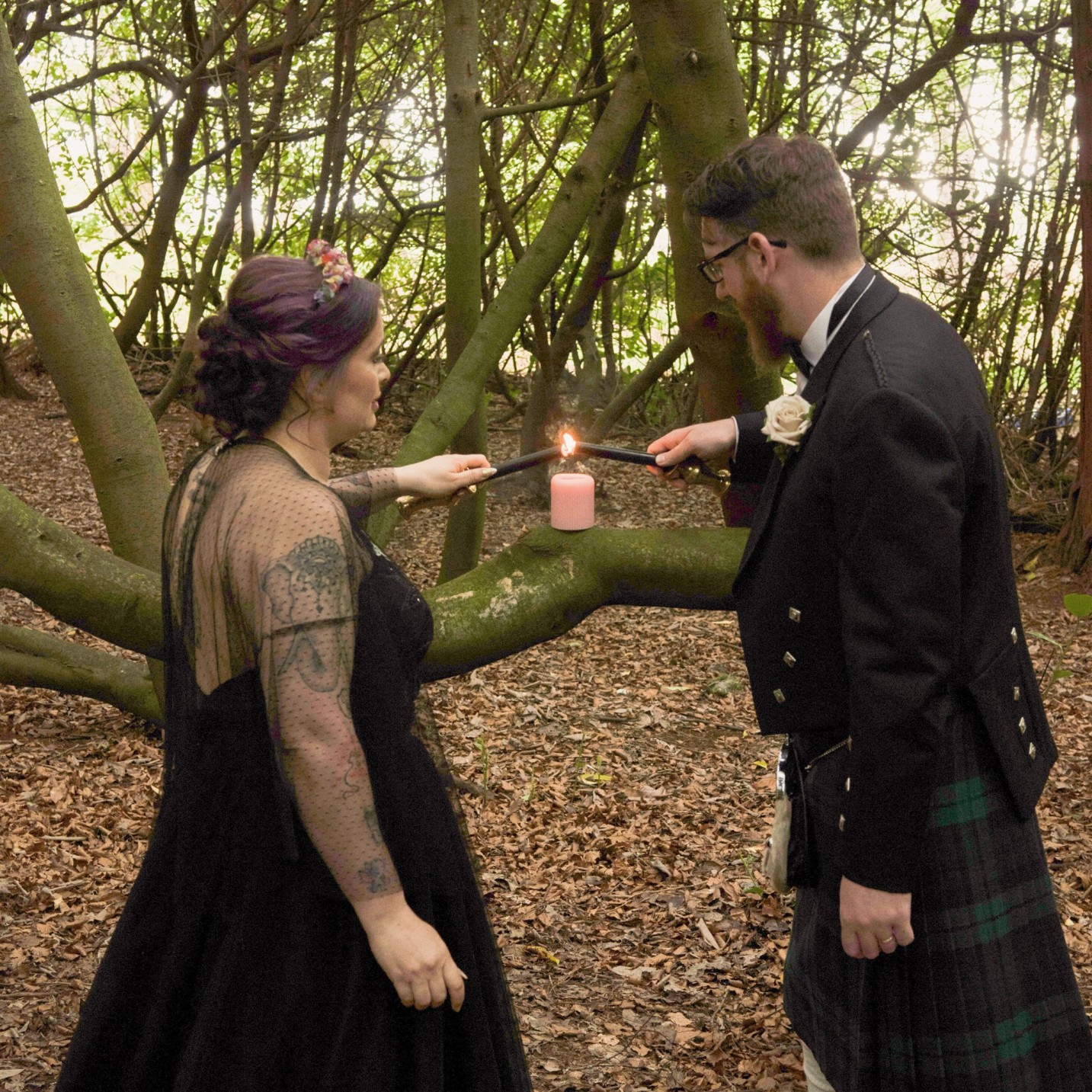 wedding candle lighting ceremony - unique wedding ceremony ideas