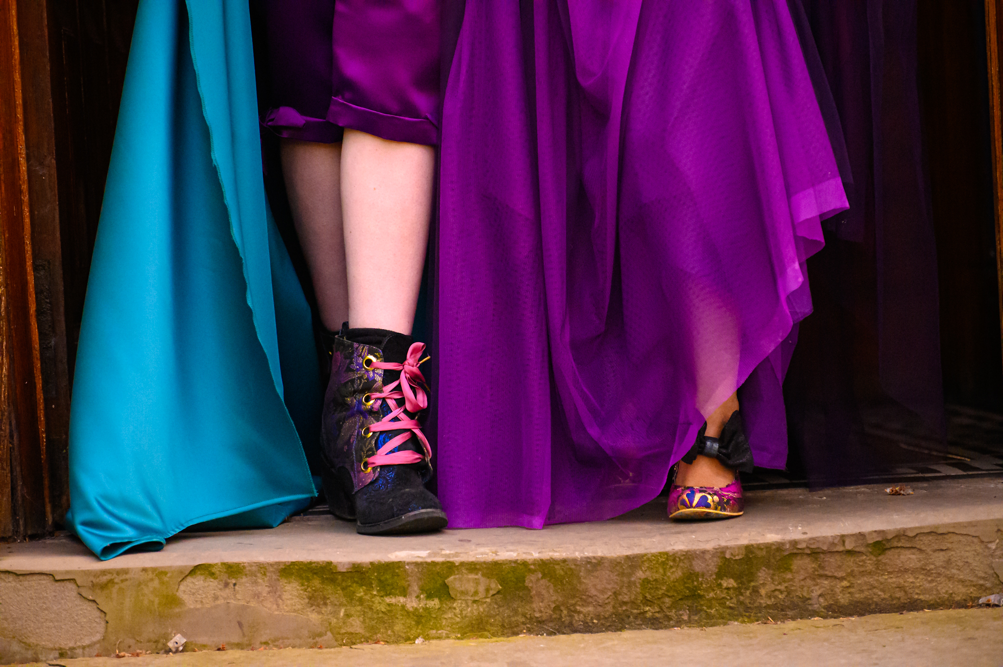 unique wedding footwear - unique bridal shoes