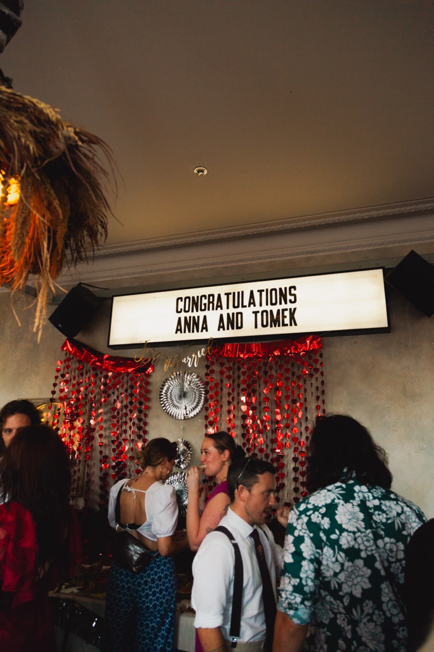 unique wedding reception at the joker in brighton - quirky wedding venue in brighton