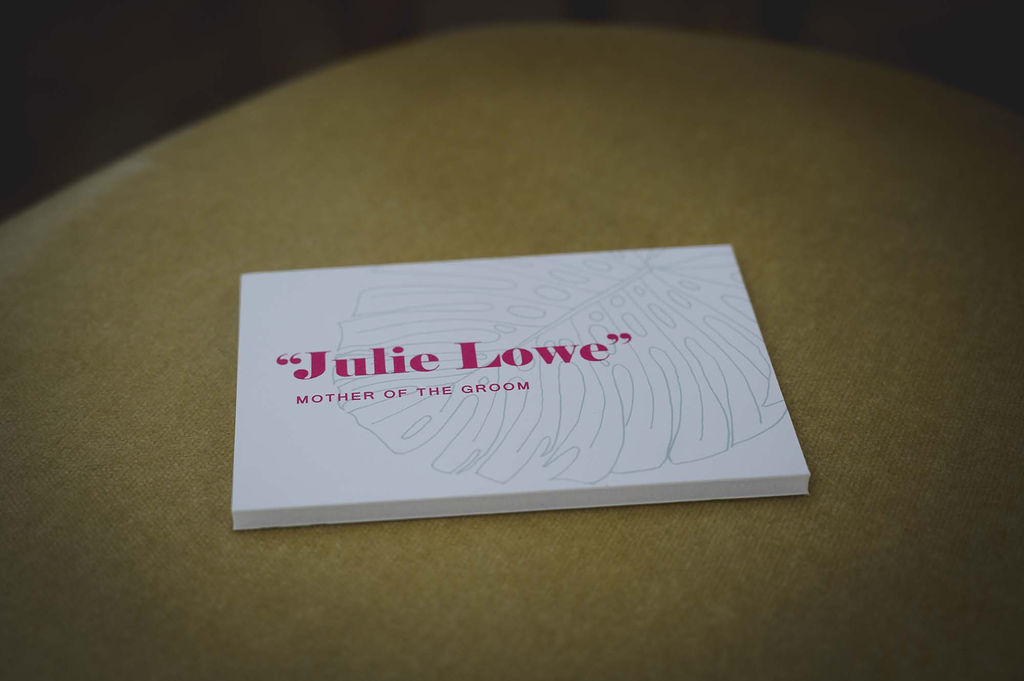 bespoke mother of the groom sign