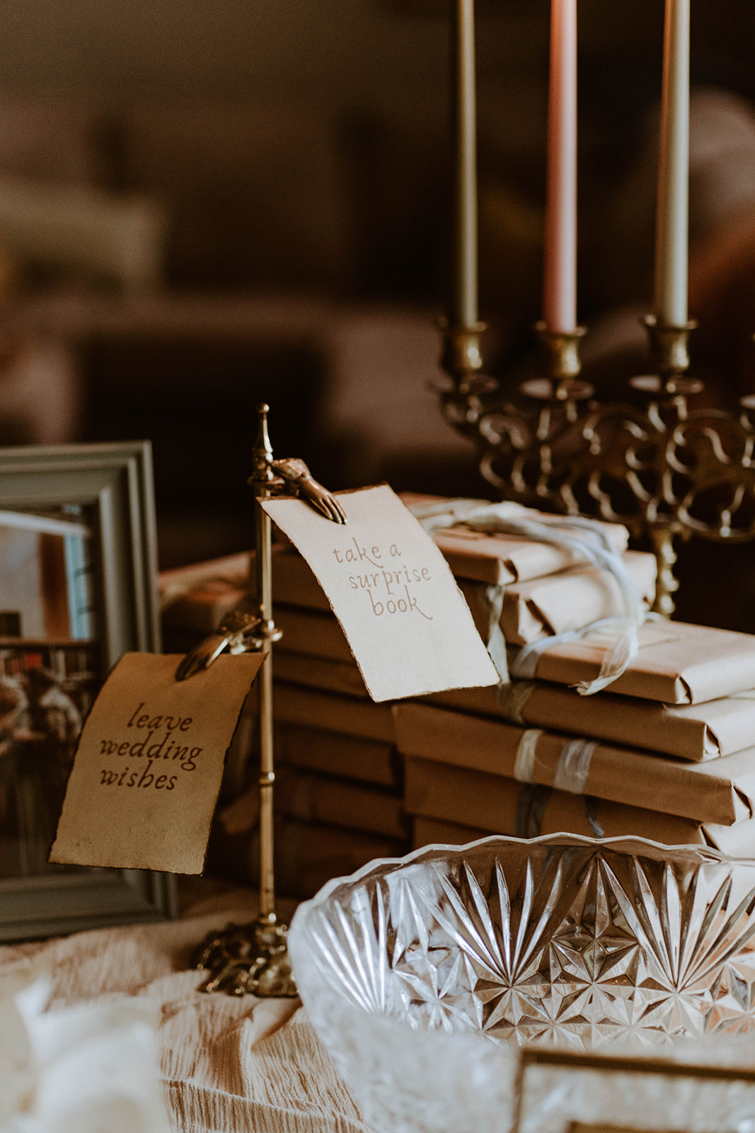 book-themed wedding ideas - literary wedding favours - book wedding favours