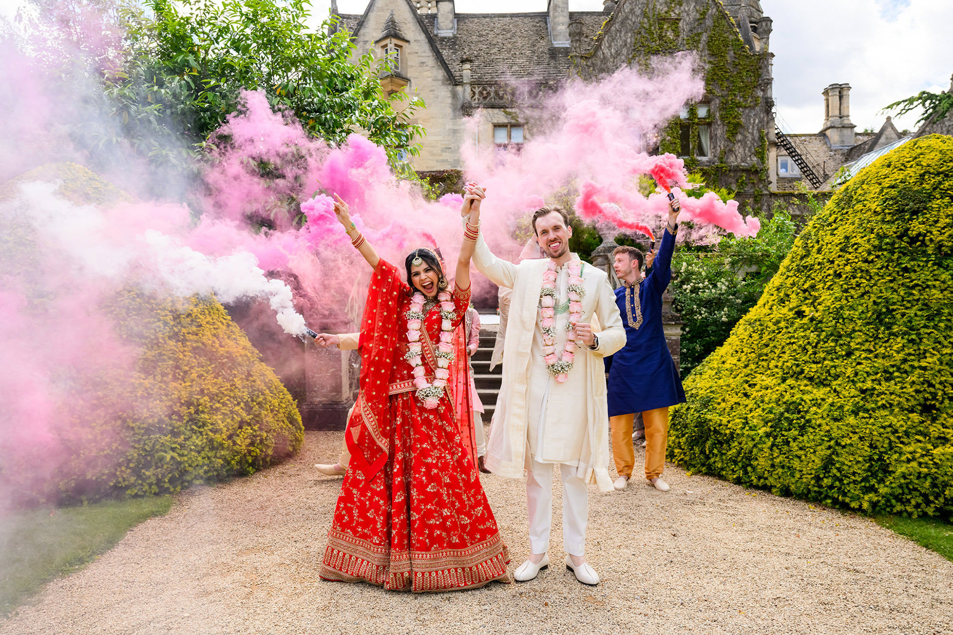 photo of asian bride and groom getting married at their indian wedding ceremony in Nottingham, image taken by Weddings by Sally Rose