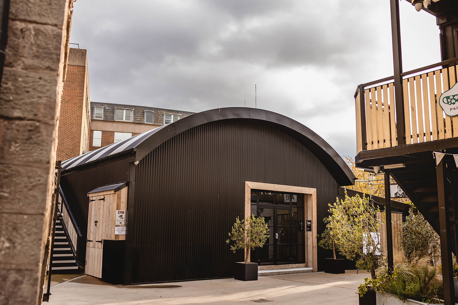 outside shot of 'The Shack Revolution' wedding venue