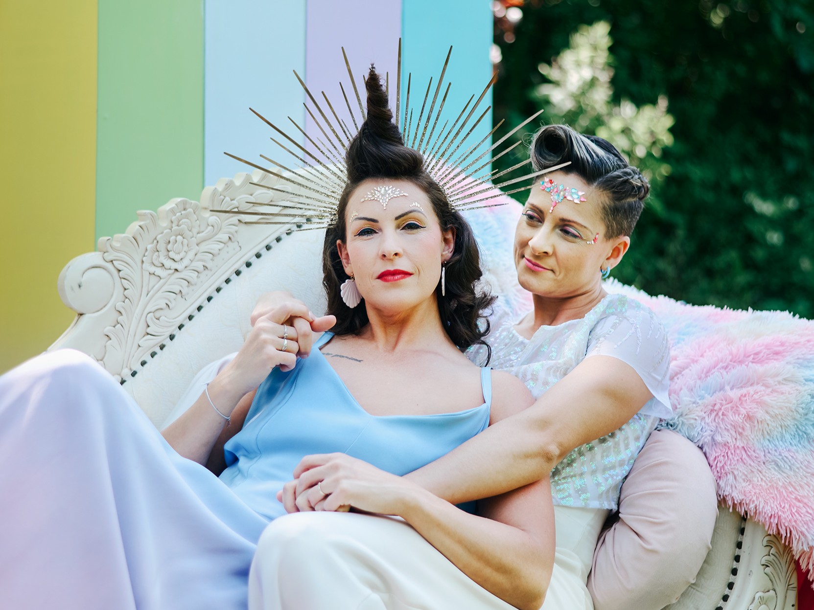 alternative wedding fair for alternative inclusive couples at sparrows campside in essex, run by the quirky wedding fair