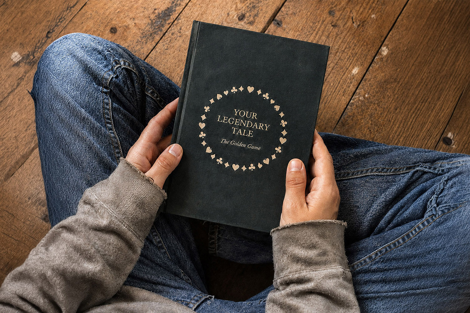your legendary tale personalised wedding storybook gift
