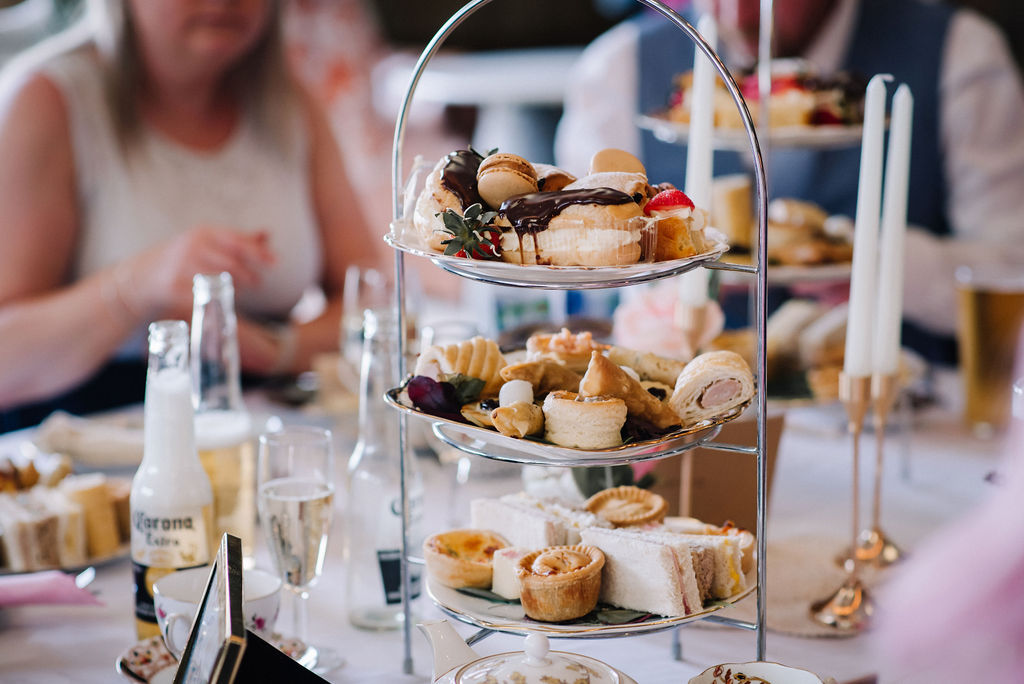 vintage style tea party wedding breakfast